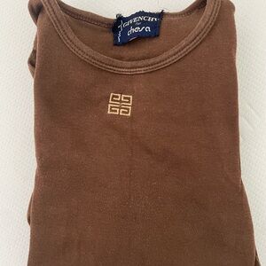 Vintage Givenchy Chocolate Brown Tee